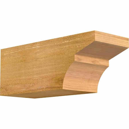 Ekena Millwork Monterey Rough Sawn Rafter Tail, Western Red Cedar, 6"W x 6"H x 16"L RFT06X06X16MON00RWR